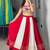 Multicolor Gota Patti Kali Work Rayon Cotton Navratri Lehenga Chol - Full Stitched Free size 