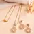 Gold plated  pendant set for  luxurious and premium look