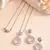 Silver plated  pendant set for  luxurious and premium look