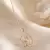 Premium gold plated heart shape pendant chain set for women