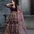 wine colure cording work velvet anarkali gwon