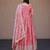 Heavy sequins & zari embroidered anarkali gown with dupatta for women