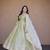 Heavy sequins & zari embroidered anarkali gown with dupatta for women