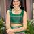 Designer banarasi purple silk saree elegant gold zari work with contrast green border wedding reception party wear saree