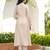 Ivory Floral Resham Emrboidered A-Line Silk Kurta Set-2