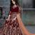 RED COLOR SEMI STICH VELVET GOWN