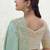 Light sky blue tissue silk with jaquard designer blouse wedding wear saree