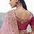 Shaded peach tissue silk with oraganza silk with designer blouse wedding wear saree