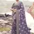 Lavender tissue silk with jaquard with designer blouse wedding wear saree