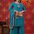 Turquoise Hand Work Sharara Set with Leheriya Dupatta