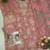 Pink floral lace embroidery & sequence work pakistani salwar suit