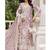 Onionpink floral lace embroidery & sequence work pakistani salwar suit