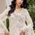Off-white floral lace embroidery & sequence work pakistani salwar suit