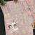 Onionpink floral lace embroidery & sequence work pakistani salwar suit