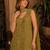 Mustard faux georgette semi stitched suit with embroidery  & sequence work