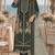 Mehendi fox georgette semi stitched suit with embroidery & khatli work