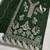 D green rangoli silk semi stitched suit with embroidery & sequence work
