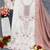 Off white embroidered faux georgette semi stitched salwar suit