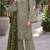 Mehendi embroidered faux georgette semi stitched salwar suit