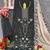 Mahendi embroidered faux georgette semi stitched salwar suit