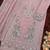 Purple chiffon semi stitched suit with embroidery & sequence work