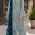 Light green embroidered faux georgette semi stitched salwar suit