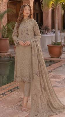 Brawon fox georgette embroidered salwar suit 1