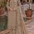 Brawon fox georgette embroidered semi stitched salwar suit