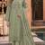 Light sea green fox georgette embroidered semi stitched salwar suit