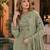 Light sea green fox georgette embroidered semi stitched salwar suit