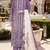 Purple cambric cotton semi stitched suit with embroidery & khatli work
