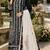 Black cambric cotton semi stitched suit with embroidery & khatli work
