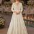 White chinon free size stitched anarkali suits with embroidery & sequence work