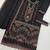 Black silk semi stitched suit with embroidered & sequence work