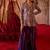 Royal purple embroidered cupro silk sharara set