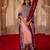 Rose pink embroidered tissue kaftan set