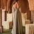 Mint green embroidered kanjivaram tissue tunic cape set