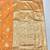Light orange zari woven banarasi silk traditional saree with blouse piece