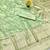 Light green zari woven banarasi silk traditional saree with blouse piece