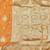 Light orange zari woven banarasi silk traditional saree with blouse piece