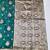 Dark blue zari woven banarasi silk traditional saree with blouse piece