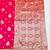 Pink zari woven banarasi silk traditional saree with blouse piece