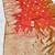 Pink zari woven banarasi silk traditional saree with blouse piece