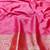 Pink zari woven banarasi silk traditional saree with blouse piece