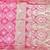 Pink zari woven banarasi silk traditional saree with blouse piece