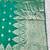 Green zari woven banarasi silk traditional saree with blouse piece