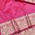 Pink zari woven banarasi silk traditional saree with blouse piece