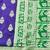 Purple zari woven baluchari silk traditional saree with blouse piece