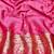 Pink zari woven banarasi silk traditional saree with blouse piece