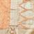 Light orange zari woven banarasi silk traditional saree with blouse piece